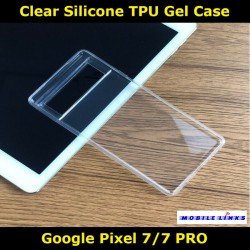 Clear Case Silicone TPU Gel Back Case Cover For Google Pixel 7/7 PRO Bumper Phone Cover New Slim Fit Look